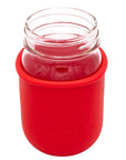 Silicone Sleeve for Regular Mouth Pint 16oz Mason Jars
