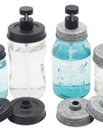 Mason Jar Lifestyle - Matte Black Soap Pump Lid Kit for Mason Jars
