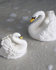 Natural rubber Bathtoy Swan - White- Large