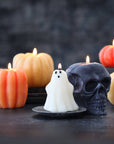 Ghost Candle – 100% Beeswax – Natural – 3” Handcrafted