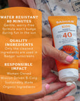 Badger Kids Mineral Sunscreen Cream SPF 40, with Zinc Oxide