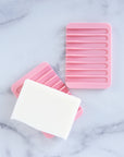 Earth Ahead - Waterfall Silicone Soap Dish - Pink