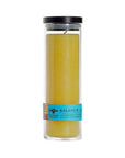 Sanctuary Glass Candle – 100% Pure Beeswax – 90 Hour Burn