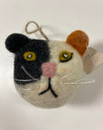 The Winding Road - Ornament - Felt Cat Head, Assorted