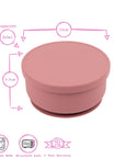 Silicone Baby Suction Bowl with Lid