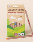 Honeysticks - Honeysticks Beeswax Pencils Jumbo Triangles 10pk