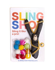Wooden Slingshots - Bear, Wolf & Eagle with Felted Pellets