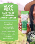 Badger Aloe Vera Gel for Face & Body, Sunburn Relief
