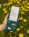 Socks that Protect Pollinators (Green Hedgehogs)