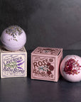 123 Farm - Rose Bath Bomb - with Box Aromatherapy 5 oz