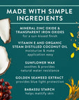 Badger Mineral Tinted Face Sunscreen SPF 40, with Zinc Oxide