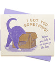 I Got You Something! - Risograph Greeting Card
