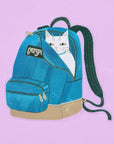 CatSport Backpack Cat - Clear Sticker