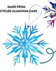 Seatree Studio - Snowflake Ornament - Recycled Ornament- NEW