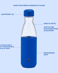 18oz Cobalt Glow Glass Original Bottle