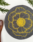 Your Green Kitchen - Bowl Covers/ Grey Floral Set / Food Wrap
