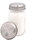 Mason Jar Lifestyle - Sugar Dispensing Stainless Steel Lids for Mason Jars 2 Pack
