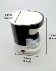 Mini Coffee Maker Fridge Magnet, Retro Espresso Machine