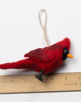 Ornament - Felt Bird - Cardinal