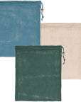 Le Marche Pine Mesh Produce Bags Set of 3