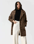 Ladies Cheetah Print Coat