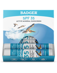Badger Mineral Sunscreen Face Stick SPF 35, Travel Size 12ct