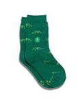 Kids Socks that Give Books (Green Dinosaurs)