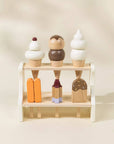 Wooden Ice Cream Stand and Accessories