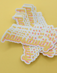 Pawsitivity Vinyl Sticker