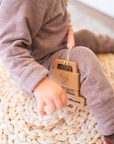 Beaded Wooden & Silicone Pacifier Clip