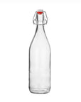 Fox Run Flip Top Glass Bottle, 1 Liter Air Tight Bottle