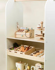 Wooden Play Market & Theater Stand