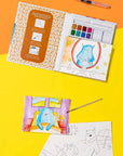 Watercolor Monster Painting Book - 30 pages