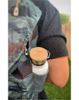 Me Mother Earth - Stainless Steel Water Bottle with Bamboo Lid
