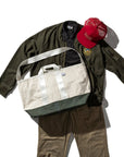 Puebco - Laminated Fabric X Vintage Fabric Bag
