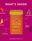 Golden Milk (Spice Blend) - For Turmeric Lattes & Baking