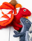 The Winding Road - Garland - Felt Dragon