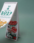 2027 Gnomes & Mushrooms Postcard Wall Calendar Phoebe Wahl