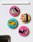 Badge Bomb - All Dogs Are Good Dogs Big Magnet