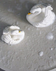 Natural rubber Bathtoy Swan - White- Large