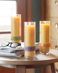 Sanctuary Glass Candle – 100% Pure Beeswax – 90 Hour Burn