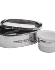 ECOlunchbox Oval & Snack Cup Lunch Food Container