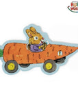 Three Potato Four - 3P4 x Richard Scarry® - Carrot Car Sticker