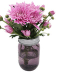 Galvanized Metal Flower Organizer Frog Lid for Mason Jars