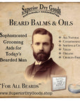 Superior Dry Goods - Vegan Sandalwood Juniper Beard Balm | All Natural