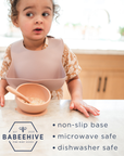 Silicone Suction Bowl and Spoon Set