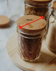 Zefiro - Bamboo Jar Lid Regular Mouth