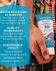 Badger Mineral Sunscreen Cream SPF 30, Zinc Oxide Sun Care