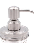 Mason Jar Lifestyle - Satin / Brushed Finish Soap Pump Dispensers for Mason Jars