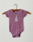 New Hampshire Baby Bodysuit - Purple